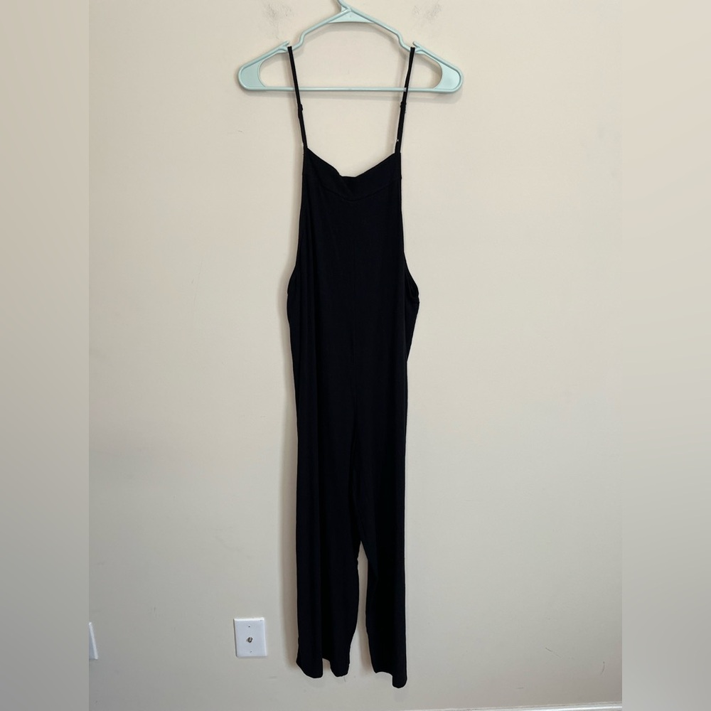Linen Blend Jumpsuit Size Large - Picture 5 of 11